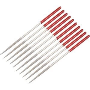 Diamond Needle Files - 10 pc Set - Metal, Glass, Wood, Stone